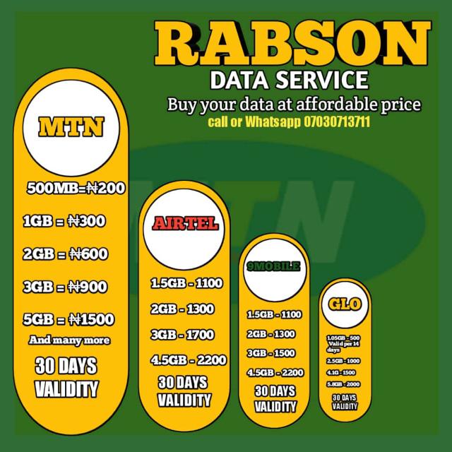 RABSON DATA SERVICE